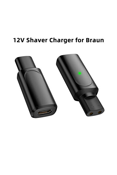 Choice محول شاحن ماكينة الحلاقة USB C 12 فولت محول شحن لسلسلة Braun 3 5 7 9 6...