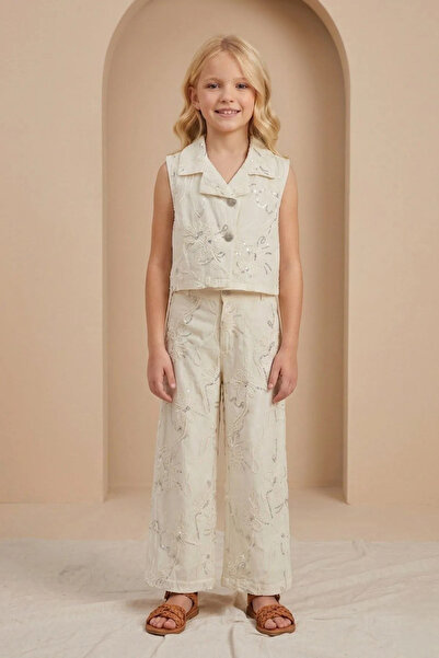 HAUSEkids 10-14 Years White Angel Girl's Suit-Ecru