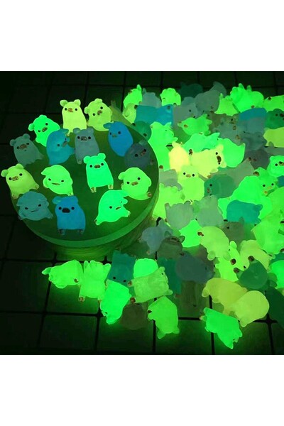 Choice 10PCS Random 10PCS New Glow Piglet Toy DIY Resin Accessories Cream Gel...