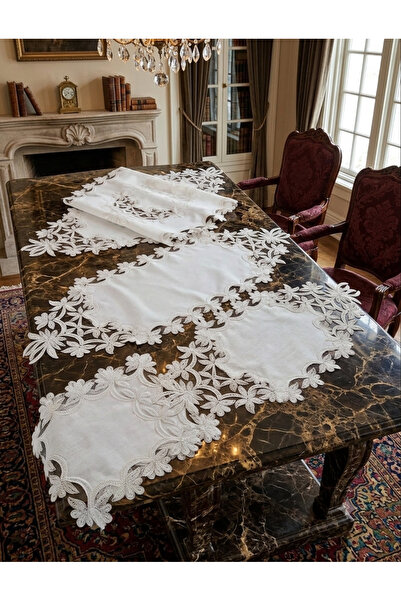 Generic Brand Luxury Living Room Sets with Lacquer Guipure on Linen