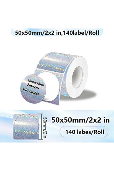 Choice24 50x50 pattern Phomemo Gradient Adhesive Label 50x50mm Suitable for M...