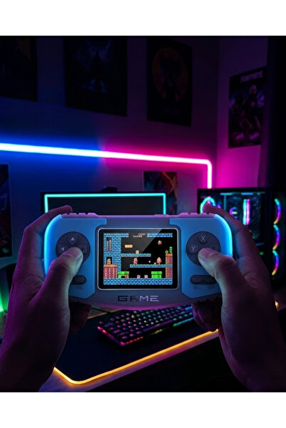 ASTRALTECH Retro El Konsolu Dahili Klasik Oyunlar AV TV Bağlantılı Şarjlı Oyun Cihazı