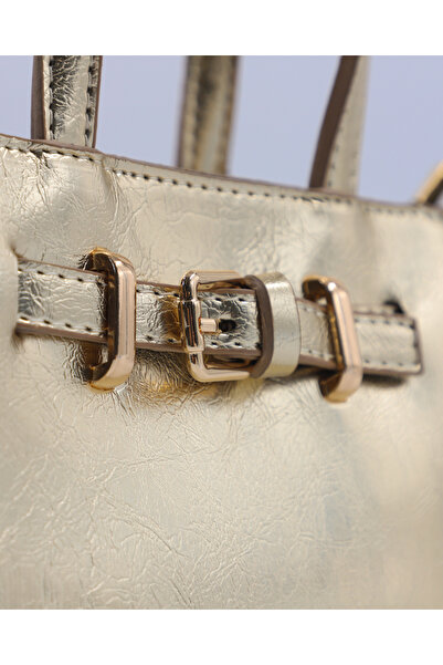 lalettobags Women's liya model belt detailed hand and crossbody bag