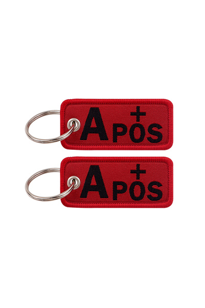 Choice4 1 Red Quote Serises Embroidered Key Cool Letter Quotation KeyTag Keyc...