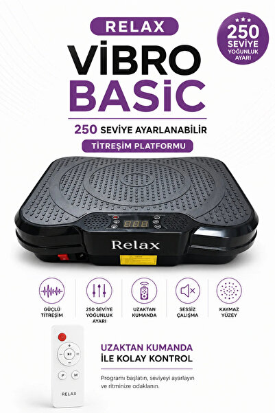 Relax Basic vibration plate - Titreşimli egzersiz ve spor cihazı