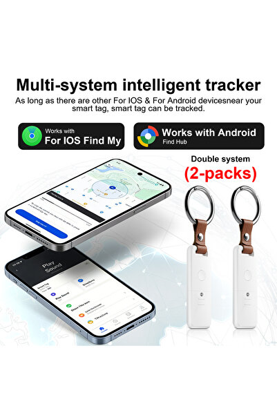 choice2 2-Pack 1/2/4Pack dual-system (compatible with iPhone/Android) Air Tra...