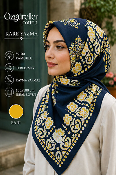 ÖZGÜRELLER %100 Pamuklu Etnik Desen Yazma ,Hediyelik Kaymayan Terletmeyen Tes...
