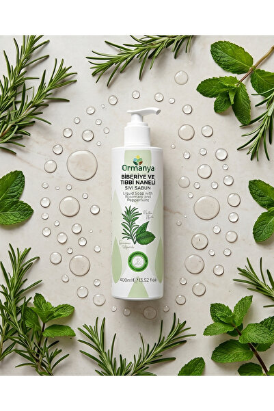 ORMANYA Biberiye Ve Tıbbi Naneli Sıvı Sabun - 400 ml