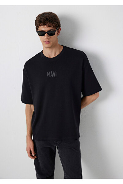 Mavi M0613581 Printed T-Shirt Men's T-Shirt Black