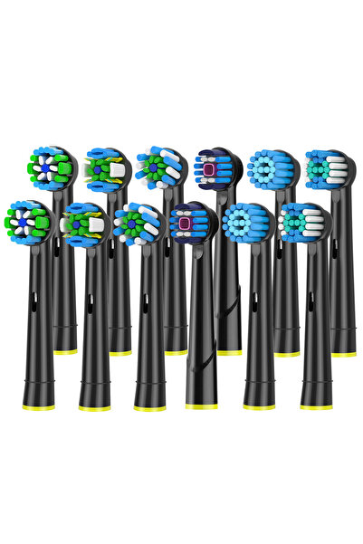 Choice Variety Pack-12pcs 4-12Pack Replacement Toothbrush Heads Compatible wi...
