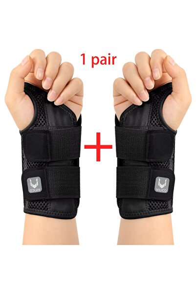 choice2 S-M 1pair-Black Wrist Brace with Thumb Support for Men Women, Breatha...