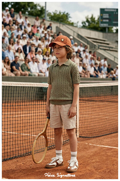 PIECE SIGNATURE 100% Cotton, Hat for Young Boys (Ages 9-15) (Size 53-56 cm)