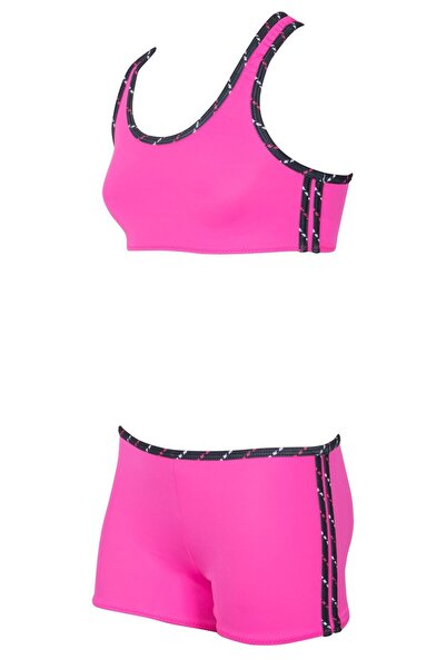Kom Girl's Sports Bikini Set with Shorts