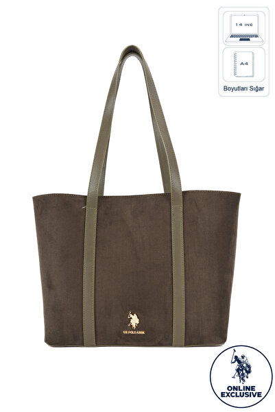 U.S. Polo Assn. Khaki Women's Shoulder Bag Us26804 Online Exclusive