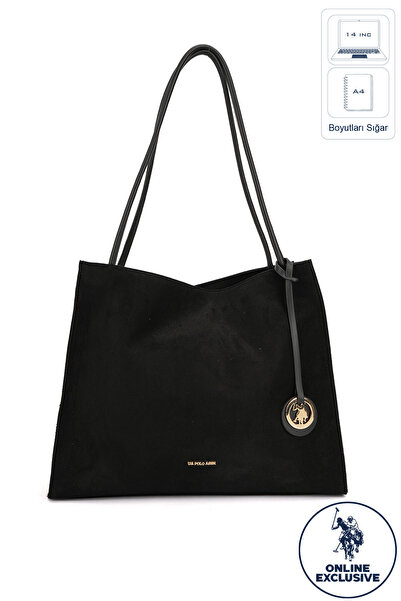 U.S. Polo Assn. Black Women's Shoulder Bag Us26806 Online Exclusive