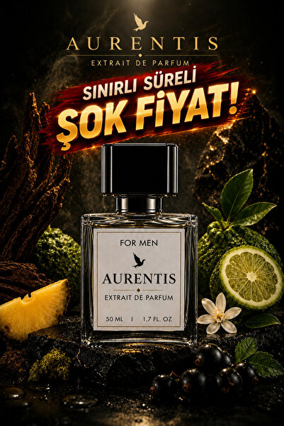Aurentis OBSİDİAN Kalıcı Erkek Parfümü Extrait De Parfum 50 ml Hacivat
