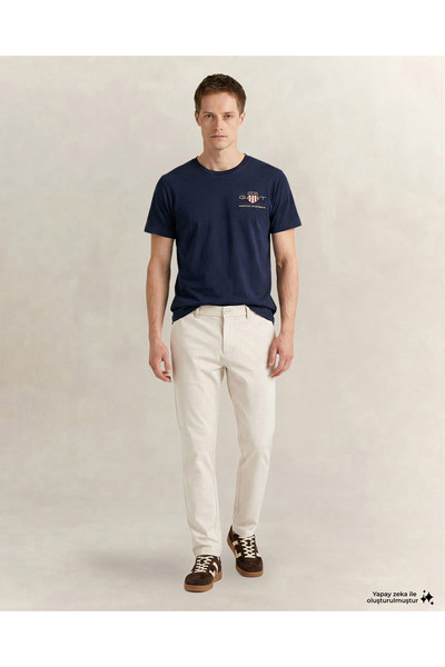 Gant Erkek Bej Regular Fit Smart Jogger Pantolon