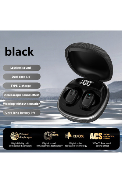 Choice Black LX5100 TWS Wireless Bluetooth Headset Sound Wireless Earphones I...