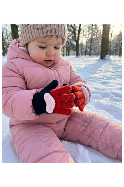 PIECE SIGNATURE Soft Children's Gloves with Different Cute Accessories (1-3 Y...