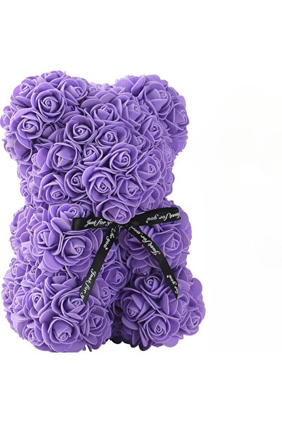 Choice1 Purple 2026 Artificial Flower Eternal Rose Teddy Bear for 520 Mom Mot...