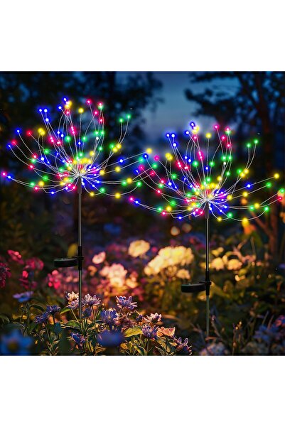 Choice8 1pcs 60LED RGB Solar Lights for Outdoor Garden 60/200/420LED Dandelio...