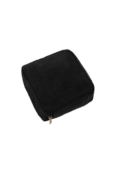 Choice Black Sanitary Napkins Organizer Bags Women Portable Makeup Lipstick T...