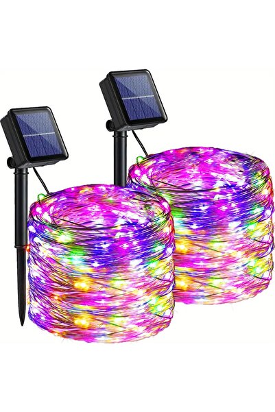 Choice 31M 300LED multicolor 2PCS Fairy Lights Solar Garden Lights String Lig...