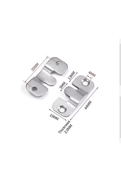 Choice 10PCS S 10pcs Stainless Steel Hanging Buckle Insert Picture Frame Mirr...