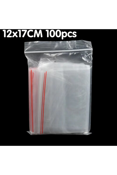 Choice 12X17CM 100pcs 100/200pcs Small Zip Lock Plastic Bag Reclosable Transp...