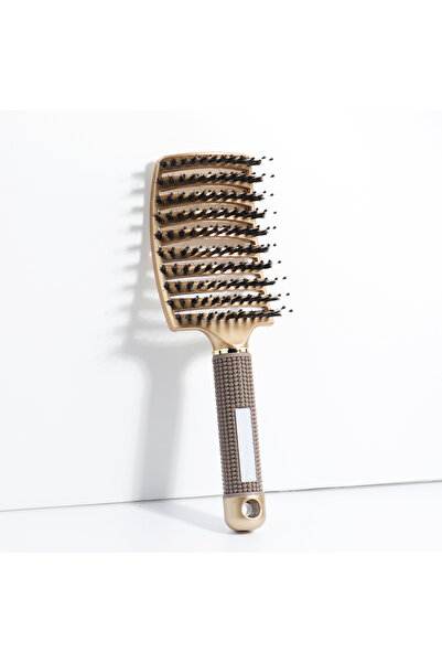 Choice1 ZhuZongMaoDWS-Gold Hollow Out Hair Comb Scalp Massage Hairbrush Styli...