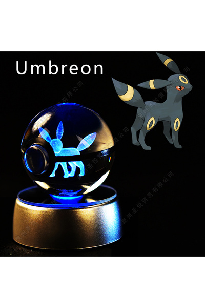 Choice24 06 Umbreon Pokemon Crystal Ball 3D Pikachu Gengar Mewtwo Night Light...