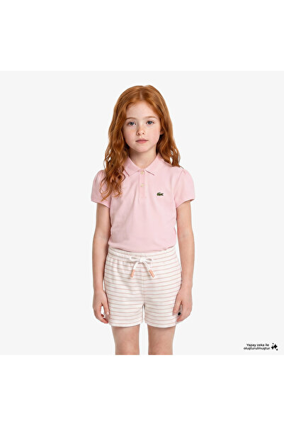 Lacoste Kız Çocuk Pembe Polo