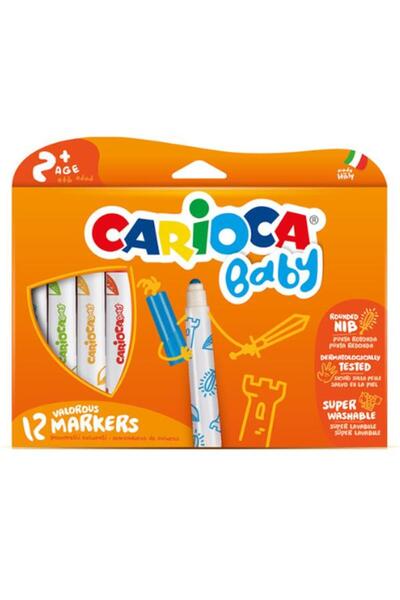 carioca Baby Yıkanabilir Jumbo Keçeli Boya Kalemi 12 li 42814