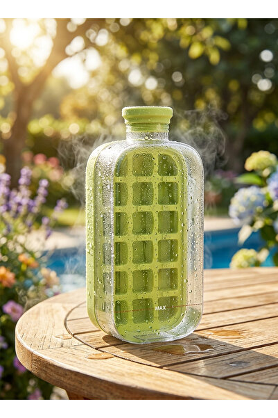 Generic Lokani 2-in-1 Ice Cube Maker Water Bottle 800ml - Leakproof BPA-Free ...