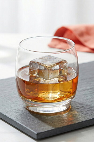 LAV Lune Glass Комплект от 6 стъклени чаши за уиски, 325 мл (чаши за безалкох...