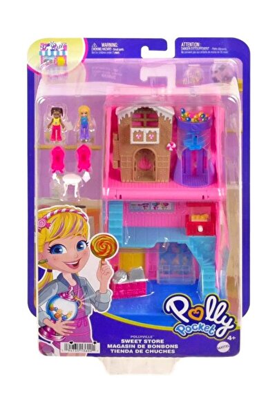 Polly Pocket Pollyville Şeker Dükkanı Oyun Seti HNB03