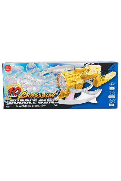 CAN OYUNCAK Crossbow Işıklı Elektirikli Köpük Tabancası Pembe