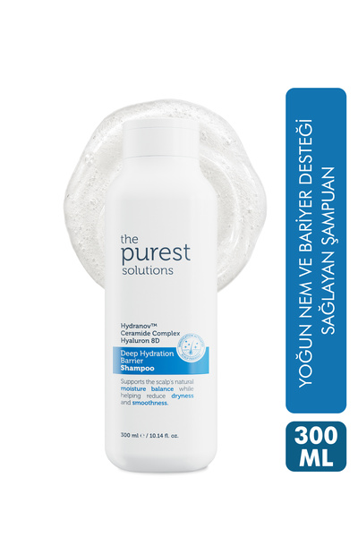 The Purest Solutions Yoğun Nem ve Bariyer Desteği Sağlayan Şampuan, 300 ml