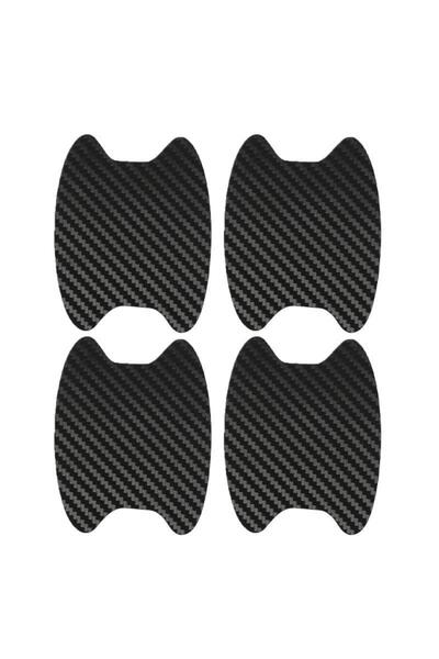 Choice3 black 4Pcs/Set Car Styling Mouldings Sticker Car Door Sticker Carbon ...