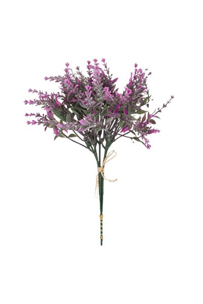 BAMI NETWORK Ramura decorativa lavanda flori mov plastic 23cm
