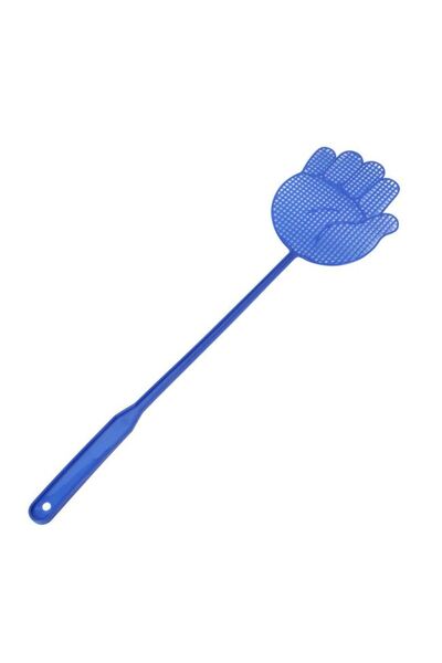 BAMI NETWORK Plici Muste Forma Palma Plastic Albastru 49cm