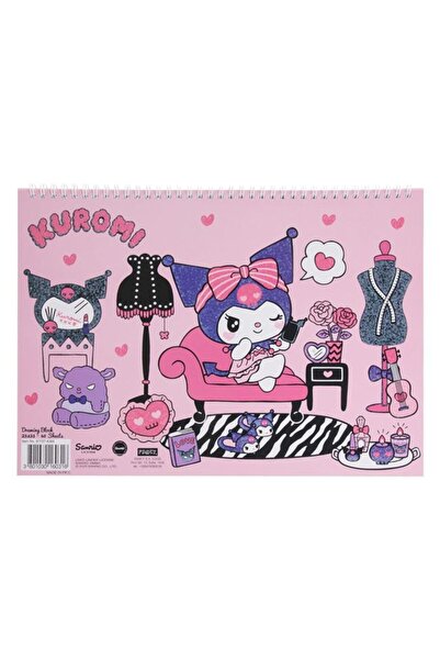 BAMI NETWORK Bloc de desen spiralat Kuromi 33x23cm 40 file