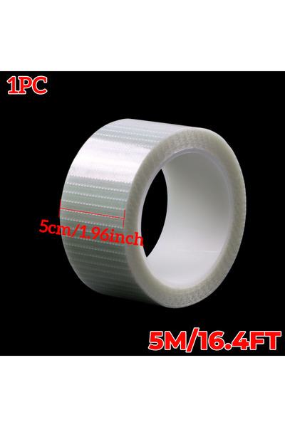 Choice3 50mmx25m Strong Fiberglass Tape Waterproof Single-Sided Seal Tape Hig...