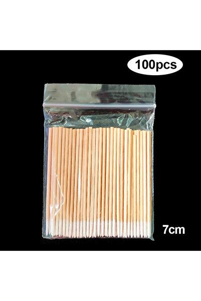 Choice1 C647-100pcs 100/300/500Pcs Disposable Wood Cotton Swab Double Head Li...