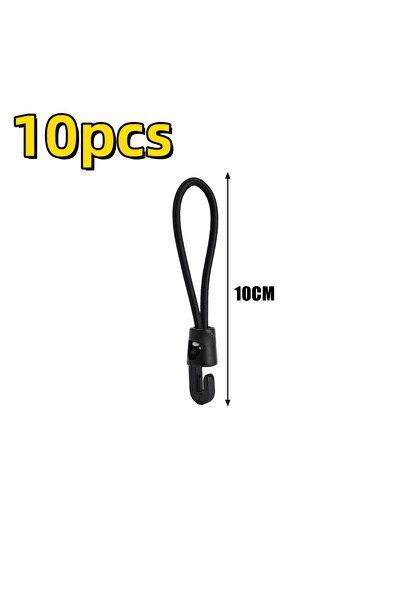 Choice5 10cm-10pcs 5/10/50Pcs Bungee Cord High Elasticity Expander with Hooks...