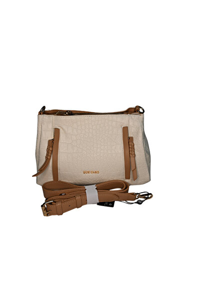 dukidasoturkiye Duki Daso White Faux Leather Crocodile Patterned Daily Women'...