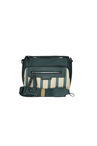 dukidasoturkiye Duki Daso Blue Cream Striped Detailed Women's Shoulder and Cr...