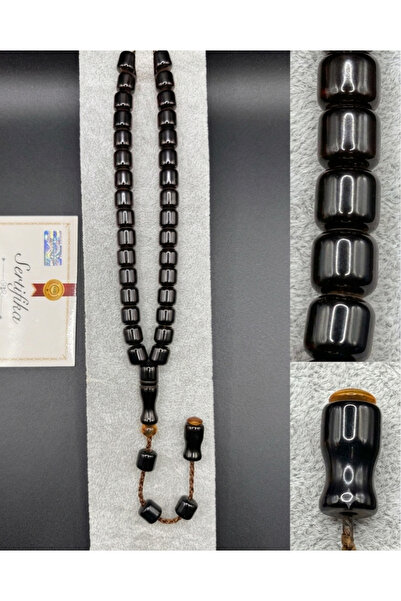 Sıkma Kehribar Special Bar-Rolled Prayer Beads