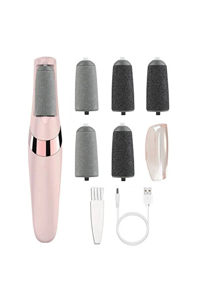 choice2 6 heads set NEW in USB Electric Dead Skin Pedicure Automatic Foot Gri...