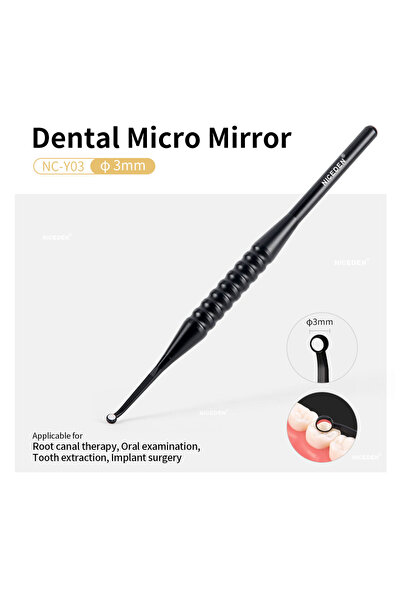choice2 RX-Y03-3mm Dental Micro Mouth Mirror 2mm/3mm/5mm Anti-fog Reflector M...